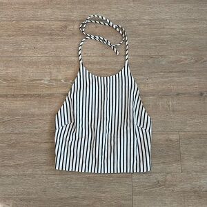 Alice + Olivia Jaymee halter crop top